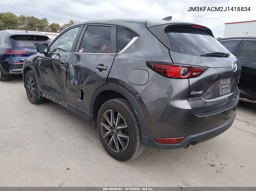 2018 MAZDA CX-5 VIN JM3KFACM2J1418834 — фото 3