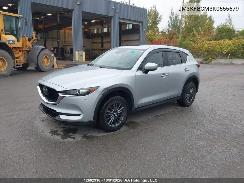 2019 MAZDA CX-5 VIN JM3KFBCM3K0555679 — фото 2