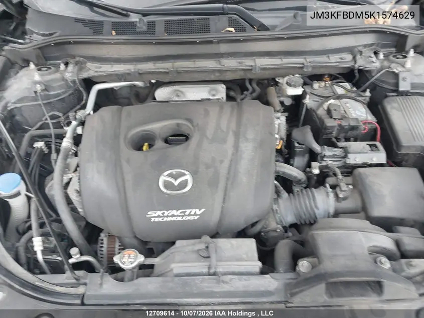 2019 MAZDA CX-5 VIN JM3KFBDM5K1574629 — фото 10