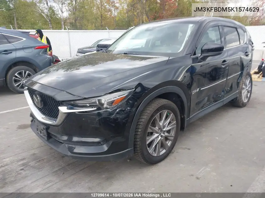 2019 MAZDA CX-5 VIN JM3KFBDM5K1574629 — фото 2