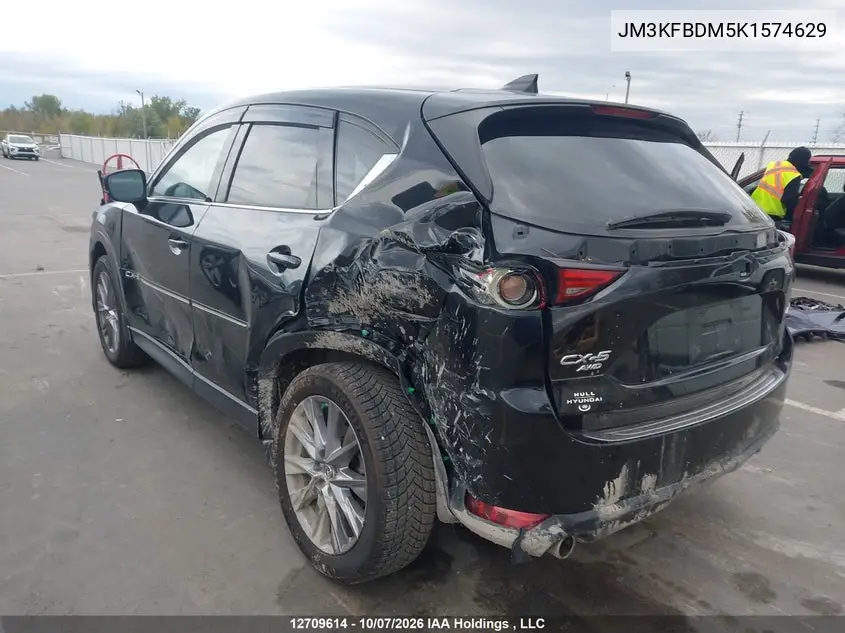 2019 MAZDA CX-5 VIN JM3KFBDM5K1574629 — фото 3