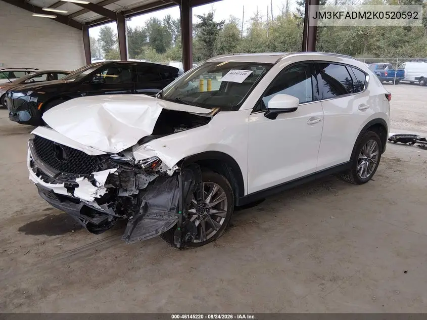 2019 MAZDA CX-5 VIN JM3KFADM2K0520592 — фото 2