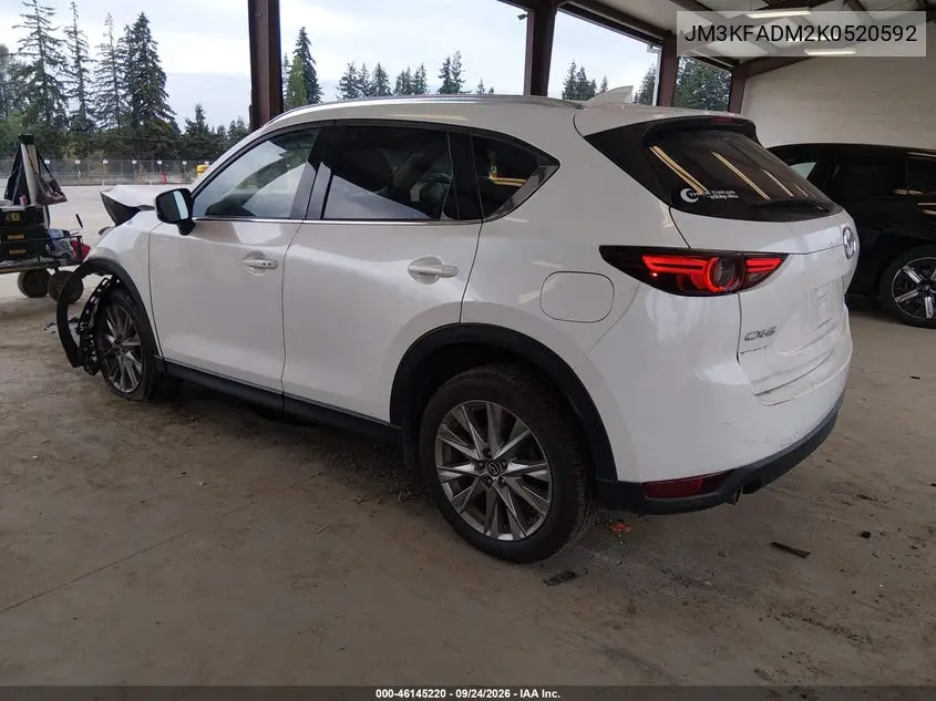 2019 MAZDA CX-5 VIN JM3KFADM2K0520592 — фото 3