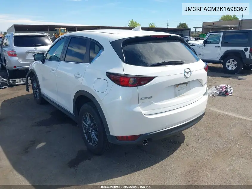 2019 MAZDA CX-5 VIN JM3KFACM2K1698367 — фото 3