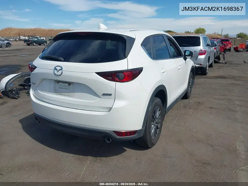 2019 MAZDA CX-5 VIN JM3KFACM2K1698367 — фото 4