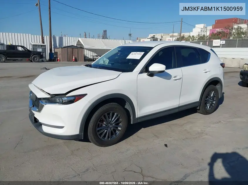 2019 MAZDA CX-5 VIN JM3KFABM1K1500959 — фото 2