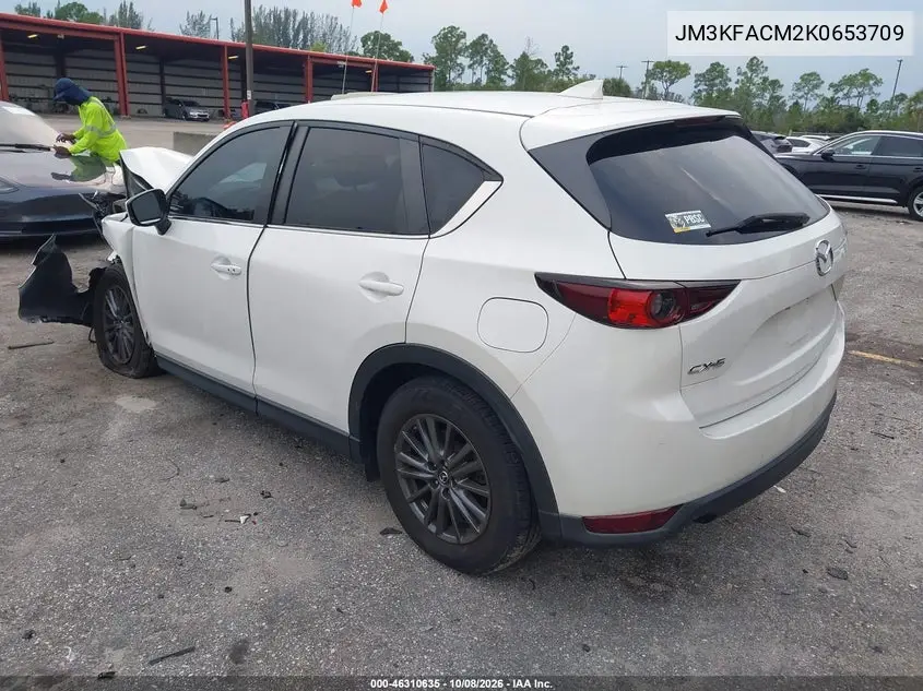 2019 MAZDA CX-5 VIN JM3KFACM2K0653709 — фото 3