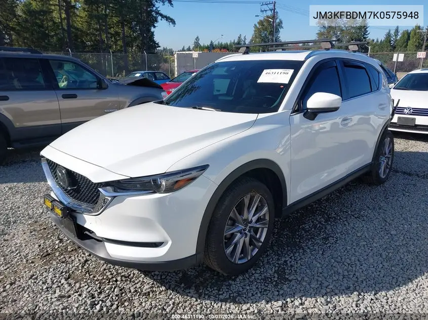 2019 MAZDA CX-5 VIN JM3KFBDM7K0575948 — фото 2