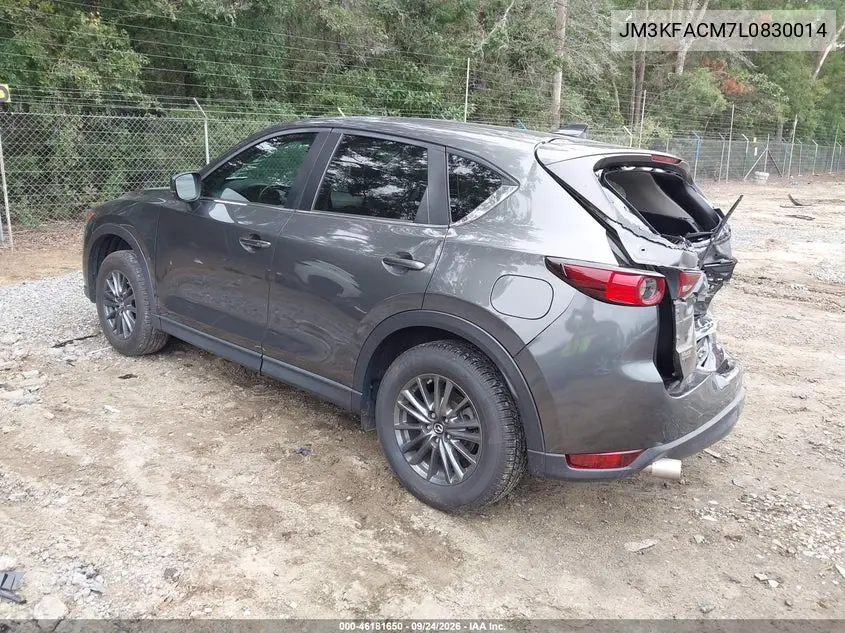 2020 MAZDA CX-5 VIN JM3KFACM7L0830014 — фото 3