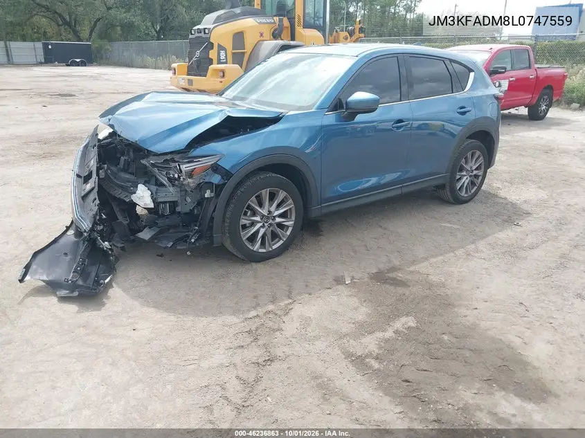 2020 MAZDA CX-5 VIN JM3KFADM8L0747559 — фото 2