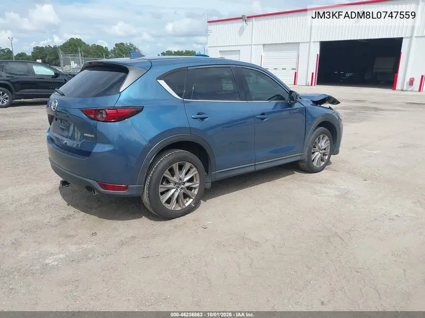 2020 MAZDA CX-5 VIN JM3KFADM8L0747559 — фото 4