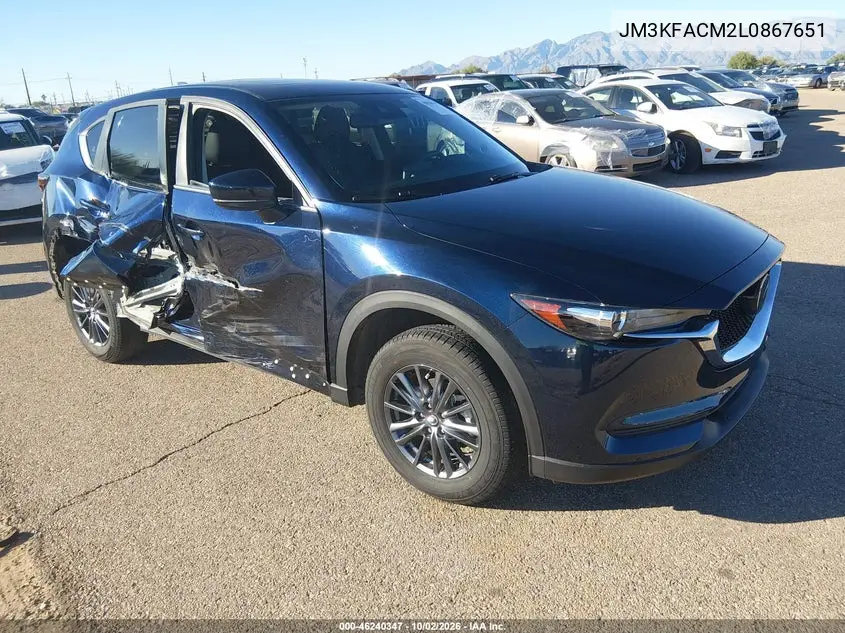 MAZDA CX-5 2020, VIN JM3KFACM2L0867651