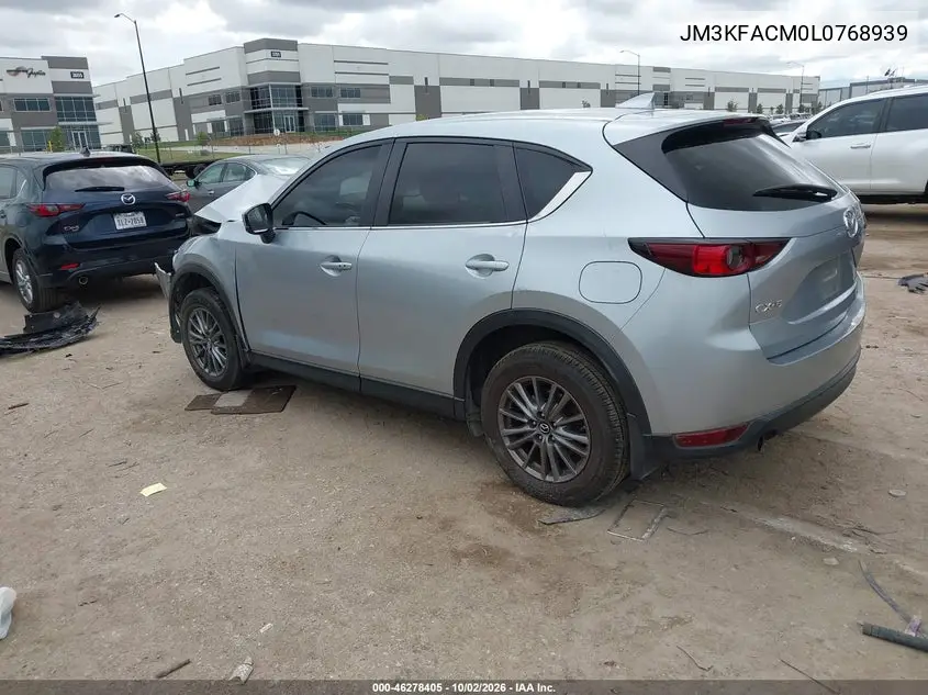 2020 MAZDA CX-5 VIN JM3KFACM0L0768939 — фото 3