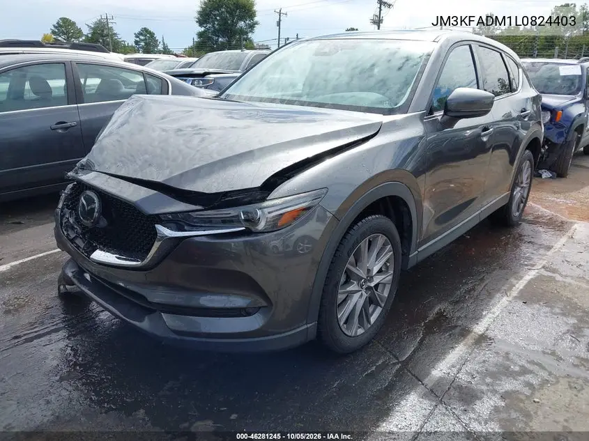 2020 MAZDA CX-5 VIN JM3KFADM1L0824403 — фото 2