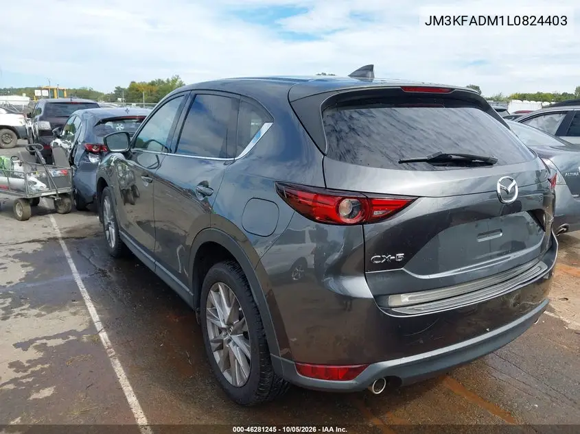 2020 MAZDA CX-5 VIN JM3KFADM1L0824403 — фото 3