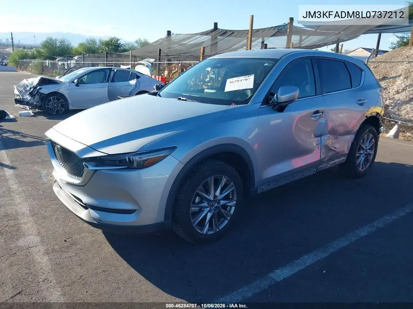 2020 MAZDA CX-5 VIN JM3KFADM8L0737212 — фото 2