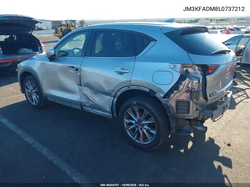 2020 MAZDA CX-5 VIN JM3KFADM8L0737212 — фото 3