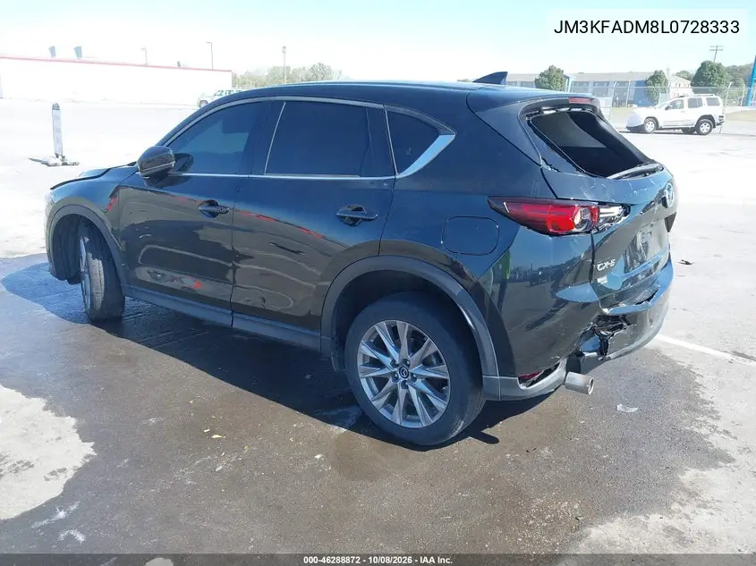 2020 MAZDA CX-5 VIN JM3KFADM8L0728333 — фото 3