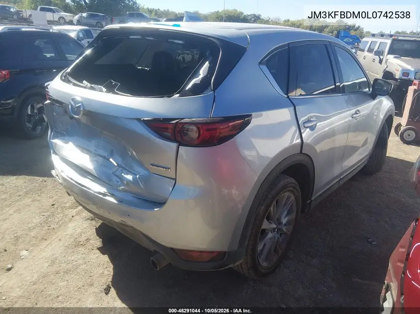2020 MAZDA CX-5 VIN JM3KFBDM0L0742538 — фото 4