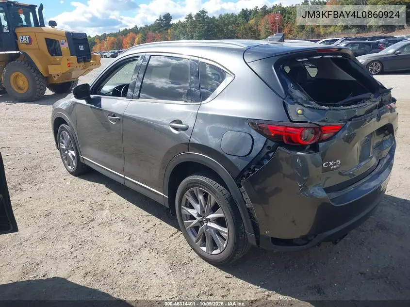 2020 MAZDA CX-5 VIN JM3KFBAY4L0860924 — фото 4