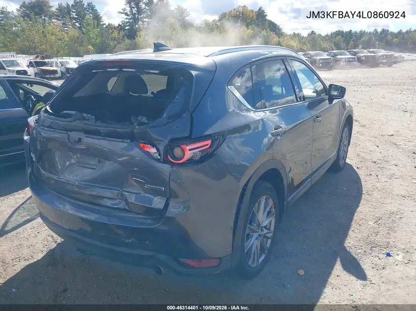 2020 MAZDA CX-5 VIN JM3KFBAY4L0860924 — фото 5