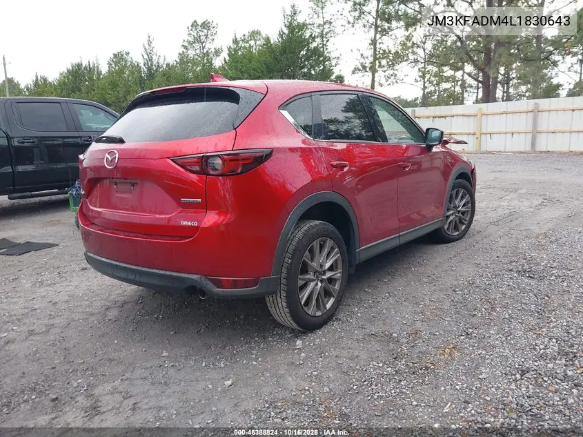 2020 MAZDA CX-5 VIN JM3KFADM4L1830643 — фото 4