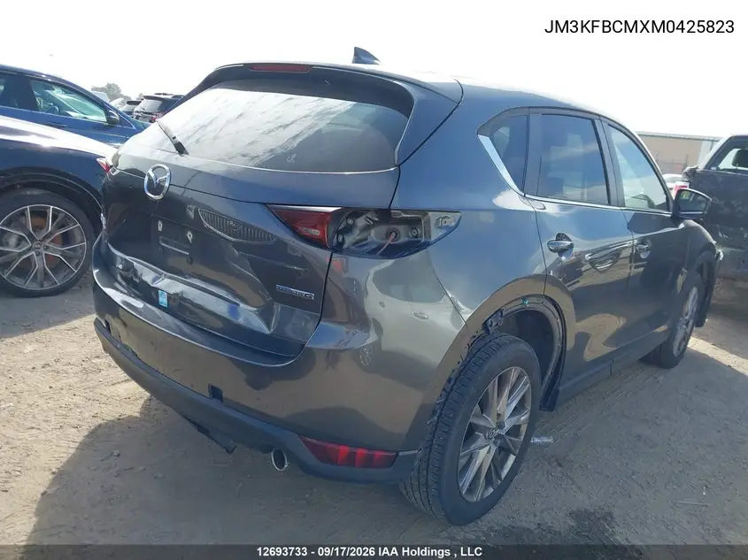 2021 MAZDA CX-5 VIN JM3KFBCMXM0425823 — фото 4