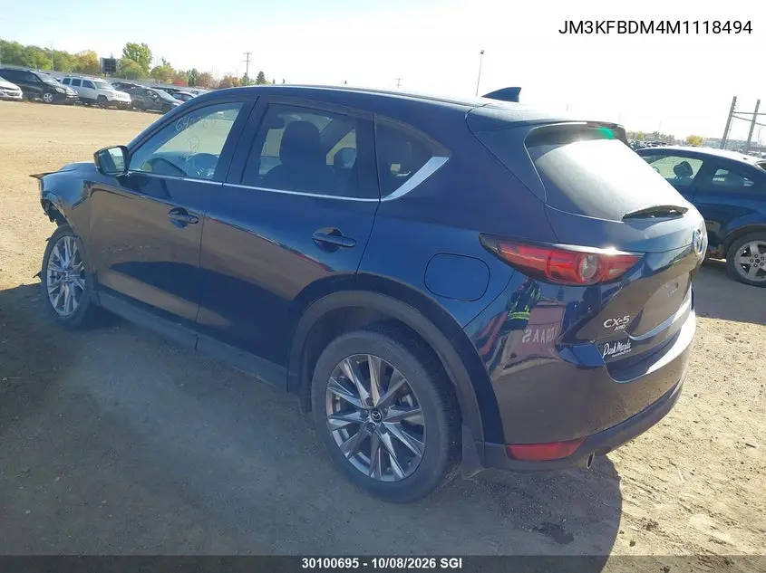 2021 MAZDA CX-5 VIN JM3KFBDM4M1118494 — фото 3