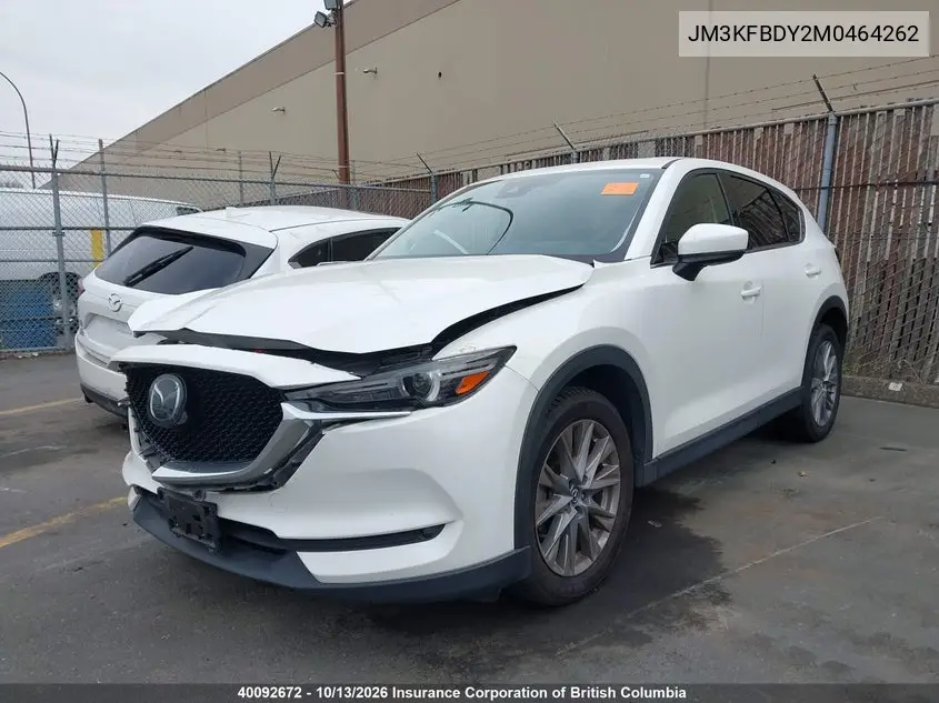 2021 MAZDA CX-5 VIN JM3KFBDY2M0464262 — фото 2