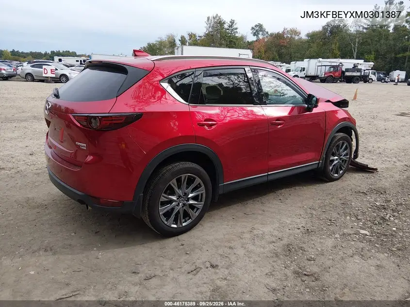 2021 MAZDA CX-5 VIN JM3KFBEYXM0301387 — фото 4