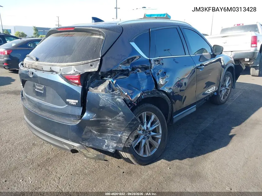 2021 MAZDA CX-5 VIN JM3KFBAY6M0313428 — фото 4