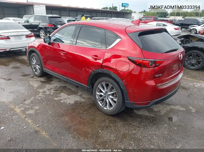 2021 MAZDA CX-5 VIN JM3KFADM1M0333394 — фото 3