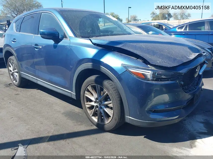 MAZDA CX-5 2021, VIN JM3KFADMXM0405158