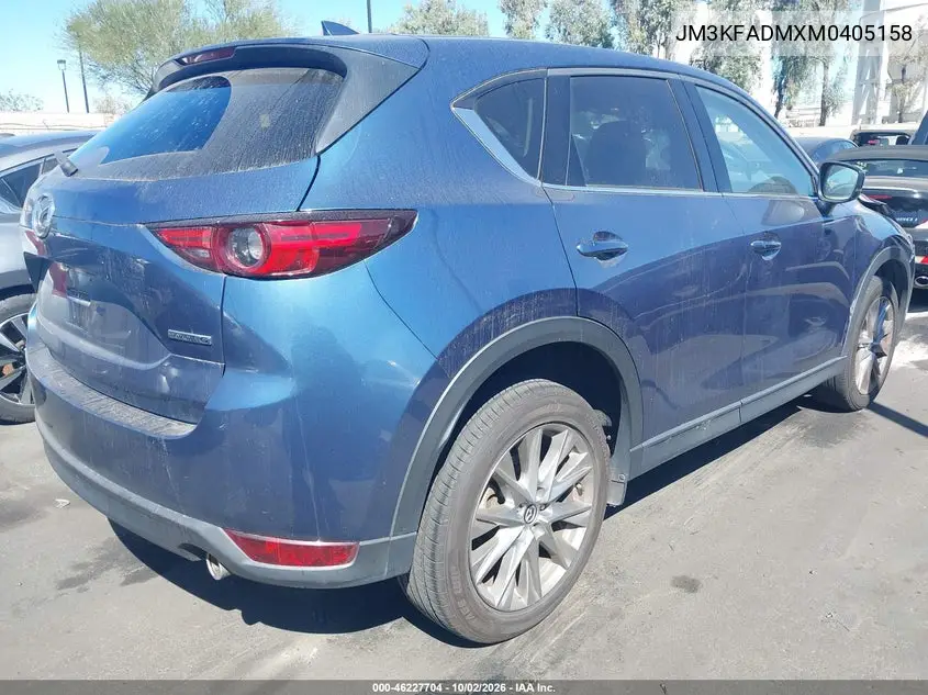 2021 MAZDA CX-5 VIN JM3KFADMXM0405158 — фото 4