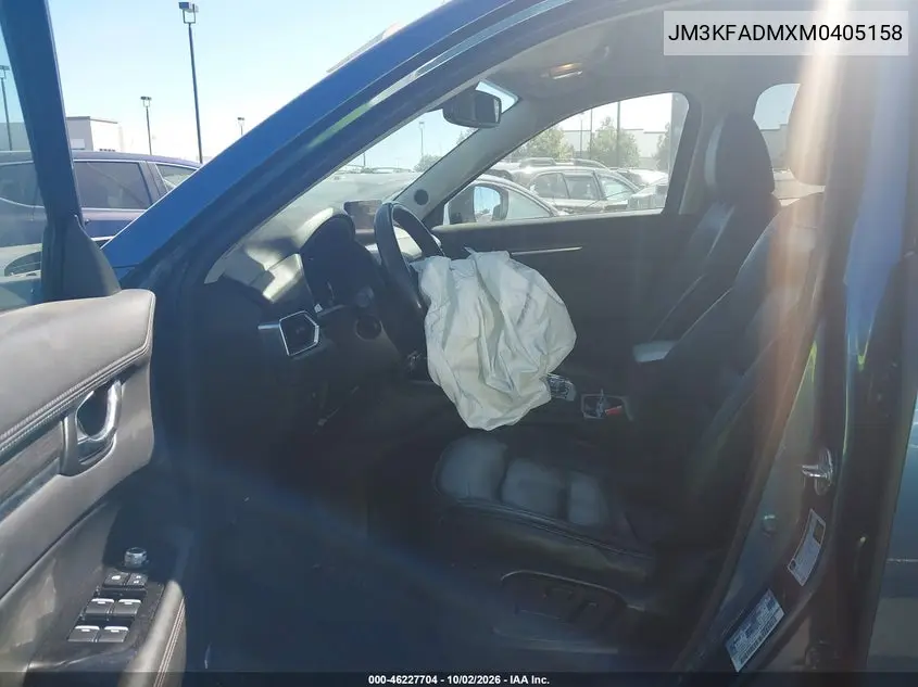 2021 MAZDA CX-5 VIN JM3KFADMXM0405158 — фото 5