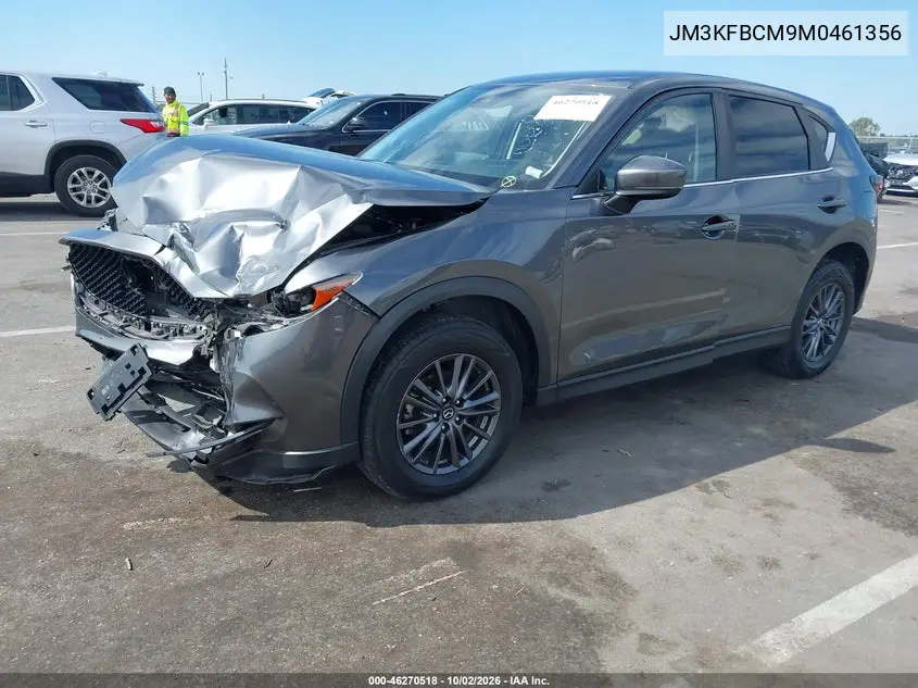 2021 MAZDA CX-5 VIN JM3KFBCM9M0461356 — фото 2