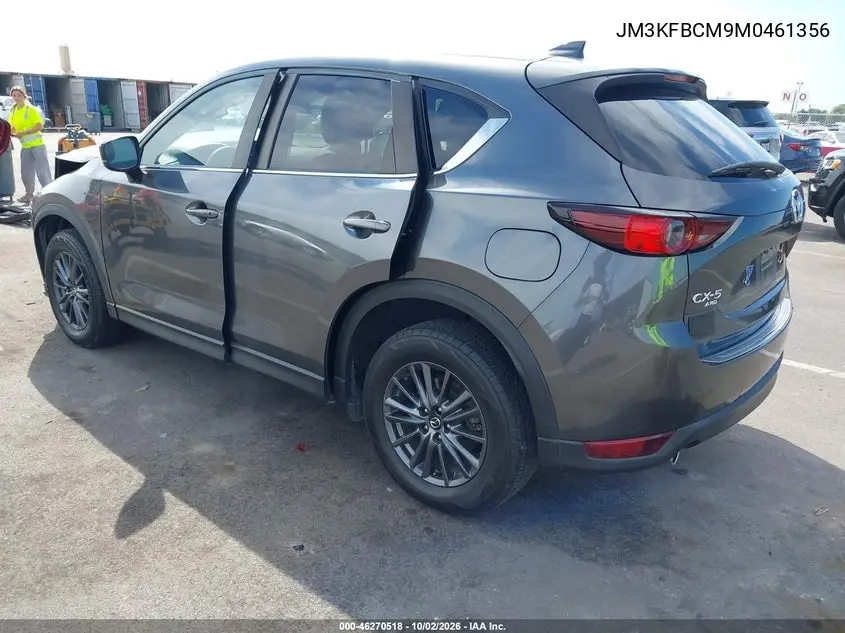 2021 MAZDA CX-5 VIN JM3KFBCM9M0461356 — фото 3