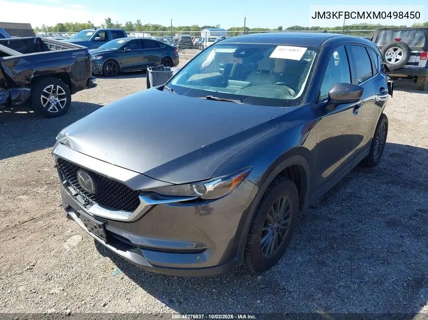 2021 MAZDA CX-5 VIN JM3KFBCMXM0498450 — фото 2