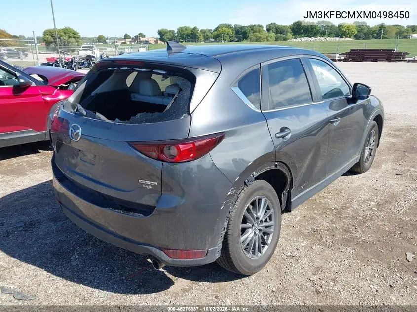 2021 MAZDA CX-5 VIN JM3KFBCMXM0498450 — фото 4
