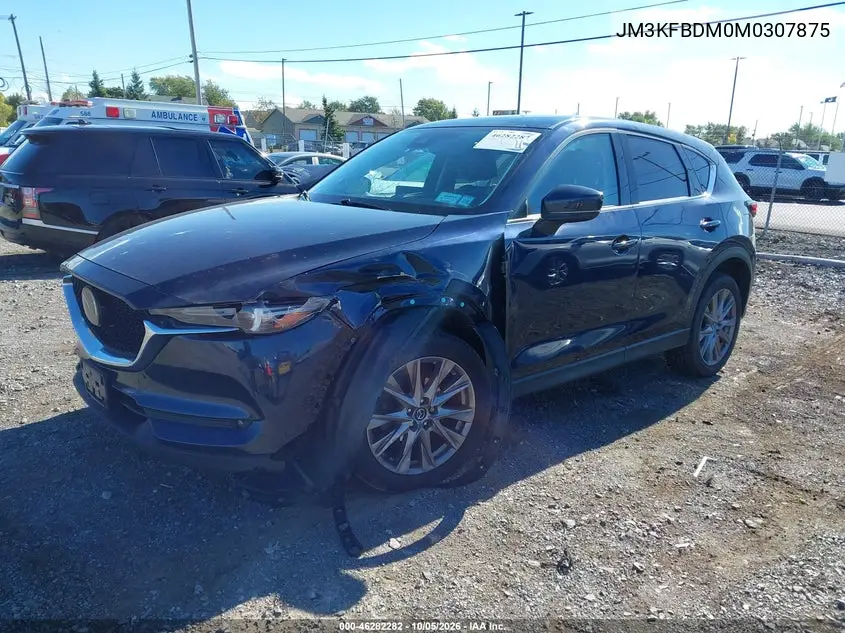 2021 MAZDA CX-5 VIN JM3KFBDM0M0307875 — фото 2