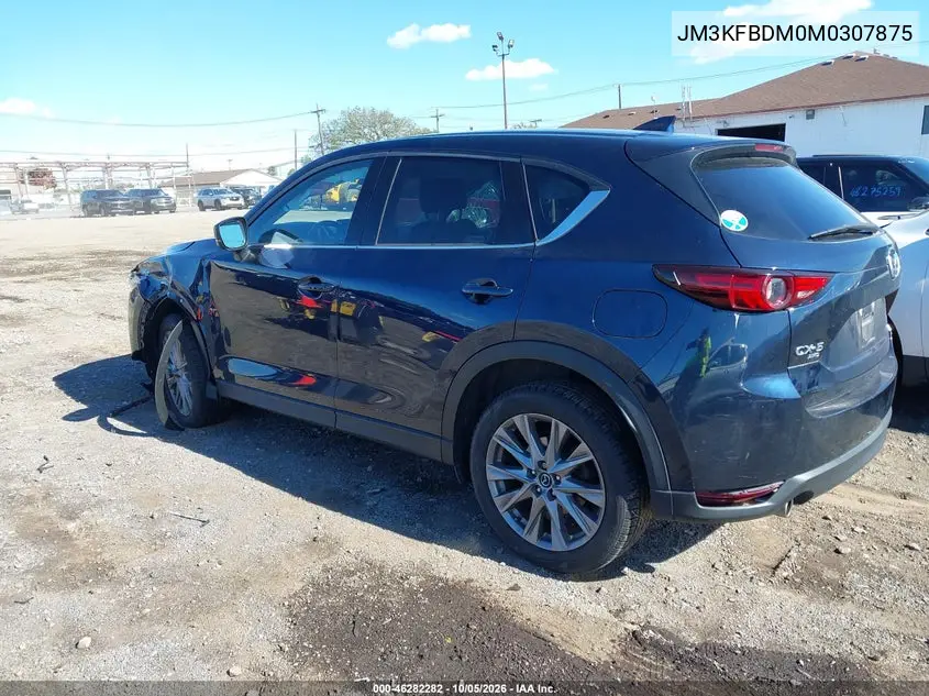 2021 MAZDA CX-5 VIN JM3KFBDM0M0307875 — фото 3