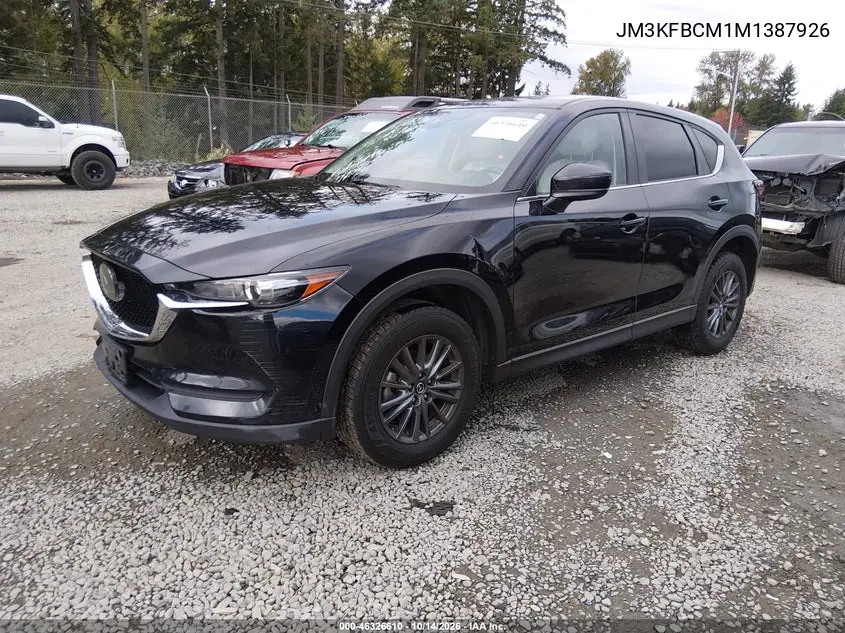 2021 MAZDA CX-5 VIN JM3KFBCM1M1387926 — фото 2