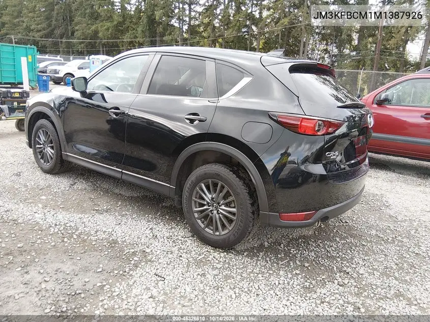 2021 MAZDA CX-5 VIN JM3KFBCM1M1387926 — фото 3