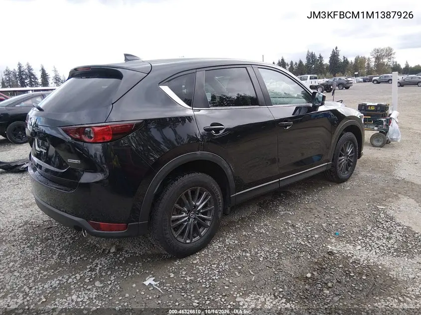 2021 MAZDA CX-5 VIN JM3KFBCM1M1387926 — фото 4