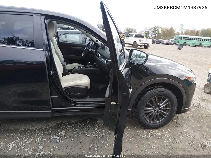 2021 MAZDA CX-5 VIN JM3KFBCM1M1387926 — фото 5