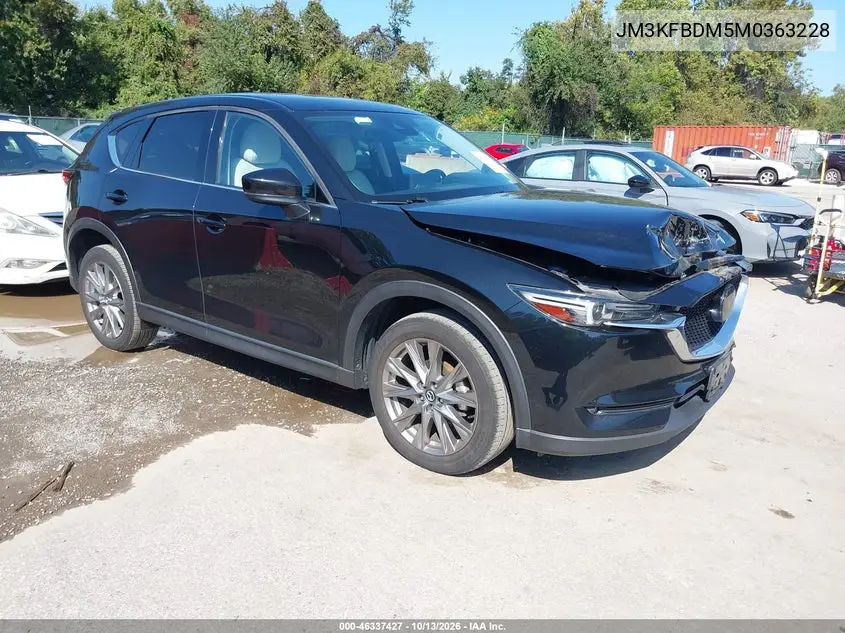 MAZDA CX-5 2021, VIN JM3KFBDM5M0363228