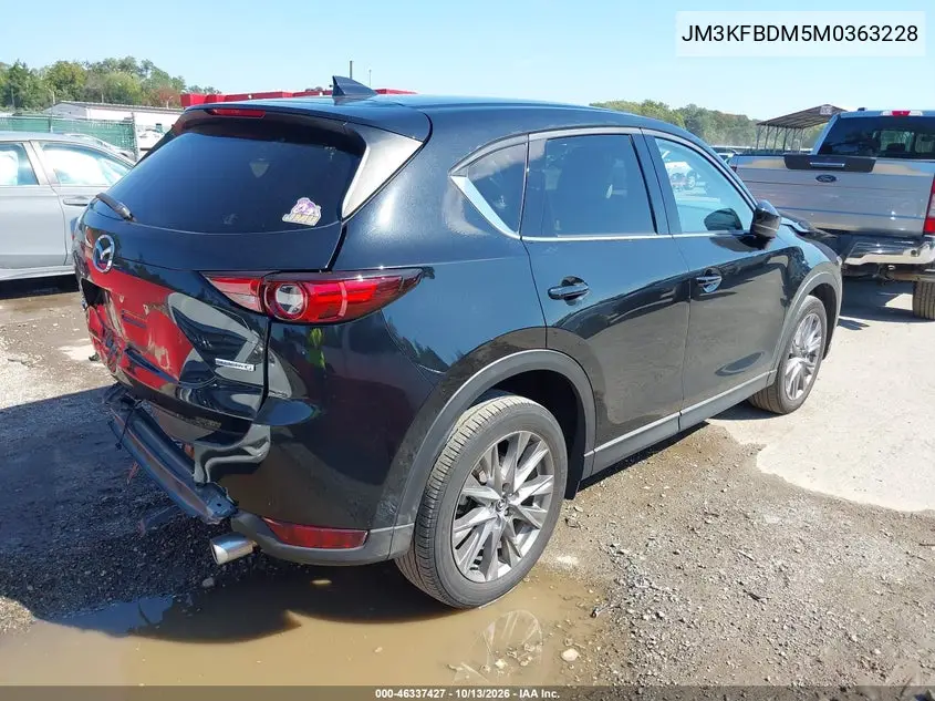 2021 MAZDA CX-5 VIN JM3KFBDM5M0363228 — фото 4