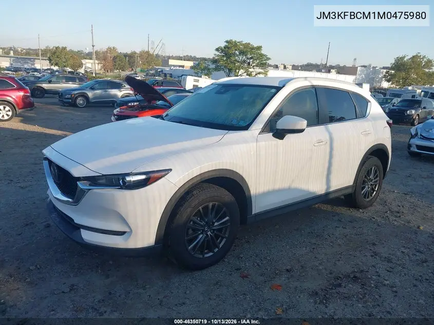 2021 MAZDA CX-5 VIN JM3KFBCM1M0475980 — фото 2