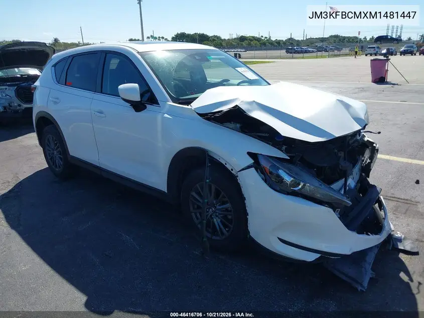 MAZDA CX-5 2021, VIN JM3KFBCMXM1481447