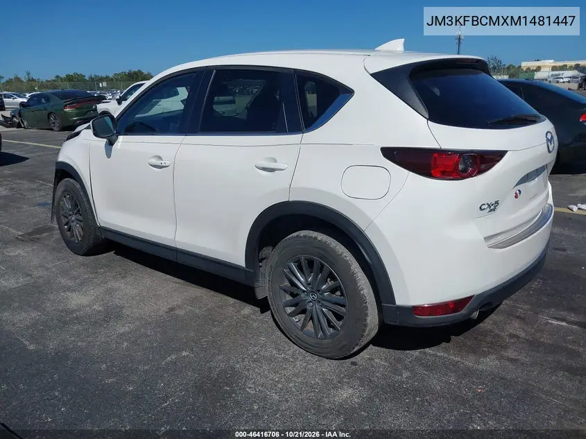 2021 MAZDA CX-5 VIN JM3KFBCMXM1481447 — фото 3